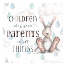 子供があなたの両親に従う – Col 3:20