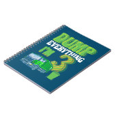 子供がゴミをリサイクル3年古いゴミ収集車3rd ノートブック (左側)