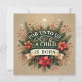 子供がスクラップブックである私たちのために印刷可生まれ能 招待状 (裏面)