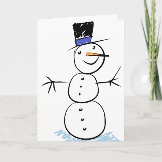 子供が先生に彼ら与えのためのクリスマスカード シーズンカード (正面)