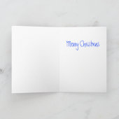 子供が先生に彼ら与えのためのクリスマスカード シーズンカード (内部)