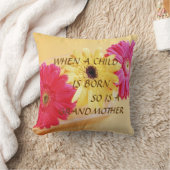 "子供が生まれる従ってとき祖母"の枕はです クッション (ブランケット)