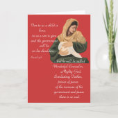 子供が私たちにとって生まれは シーズンカード (正面)