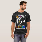 子供が言えないことを聞き取る特別なママ Tシャツ (正面フル)