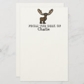 子供が静止パーソナライズされた状態 便箋 (正面/裏面)