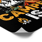 子供この小さなキャンパーは5歳のキャンプ5th ポスター (角)