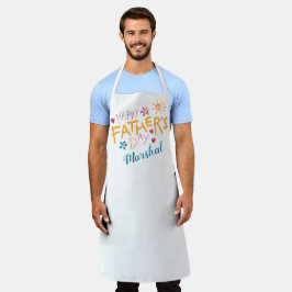 子供たちからの父親の日贈り物 エプロン