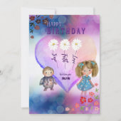 子供たちからの特別な誕生日カード ママへ シーズンカード (正面)