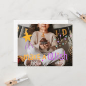 子供たちがウィッシュ4thフォト誕生日カードを作る カード (正面/裏面インサイチュ)