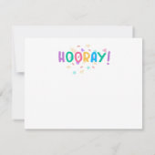 子供たちがウィッシュ4thフォト誕生日カードを作る カード (裏面)