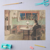 子供たちがカール・ラーソンによってベッドに行った時 薄葉紙 (クラフト)