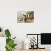 子供たちがブラックベリーを摘む, 19世紀 ポスター (ホームオフィス)