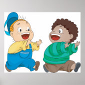 子供たちがポスターを追いかける ポスター (正面)