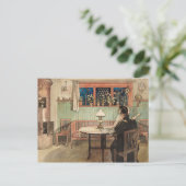 子供たちがラーソンによってベッドに行った時 ポストカード (スタンド正面)