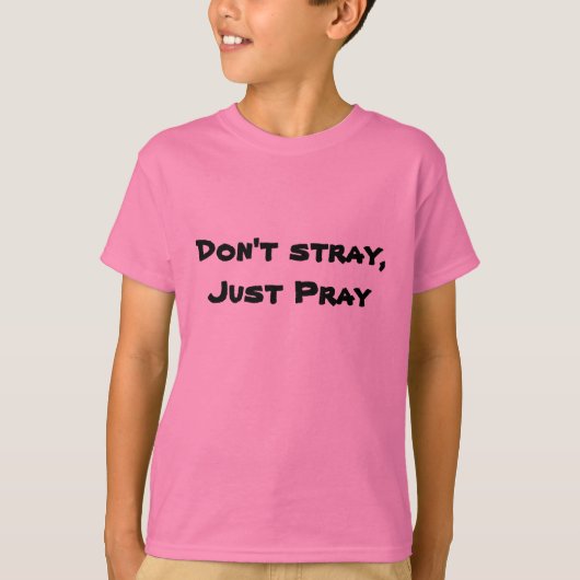 子供たちが宗教的なTシャツ Tシャツ (正面)