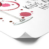 「子供たちが家にいるのは一人で飲んもしじゃねえよ」 ポスター (角)