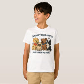 子供たちが楽しむTDUドッグスサポートTシャツ Tシャツ (正面フル)