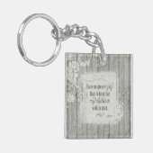 子供たちが真実の中を歩く – 3ヨハネ1:4 キーホルダー (正面左)