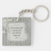 子供たちが真実の中を歩く – 3ヨハネ1:4 キーホルダー (裏面)