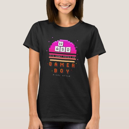 子供たちが私を動かす何かコンピュータビデオゲーム Tシャツ (正面)