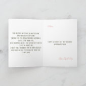 子供たちが立ち上がり、彼女を祝福された母と呼ぶ 母の日カード。あなたの生涯で特別な人、友達、新しいマ カード (内部)