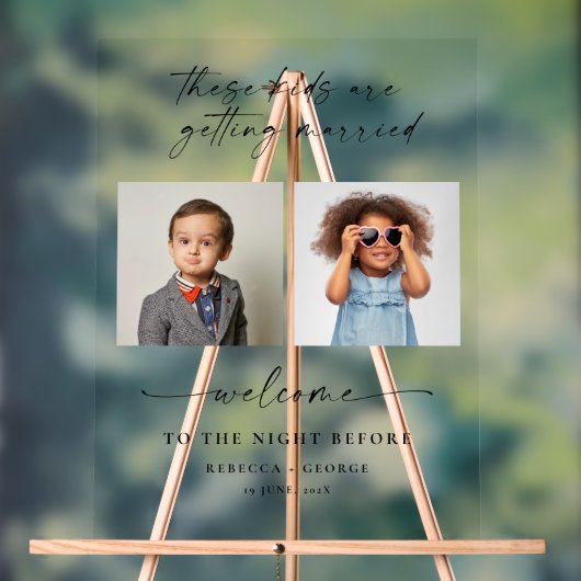 子供たちが結婚する前の夜 アクリルサイン (ニュートラル)