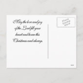 子供たちが「生まれたばかりの王に栄光あれ」を歌う シーズンポストカード (裏面)