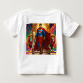 子供たちがTシャツをデザイン ベビーTシャツ (裏面)