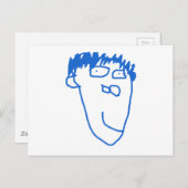 子供たちによって作られた!幸せなベビープレゼント5歳 ポストカード (正面/裏面)