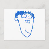 子供たちによって作られた！幸せなベビープレゼント5歳 ポストカード (正面)