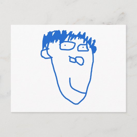 子供たちによって作られた!幸せなベビープレゼント5歳 ポストカード (正面)