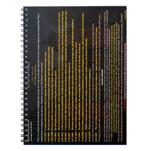 子供たちのためです ノートブック (正面)