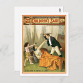 子供たちのためにおばあちゃんが残したヴィンテージ・シアターポスター ポストカード (正面/裏面)