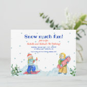 子供たちのウィンタースポーツ招待状 招待状 (スタンド正面)