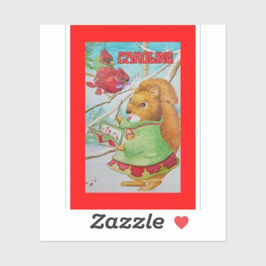 子供たちのクリスマスキャロル シール (シート)