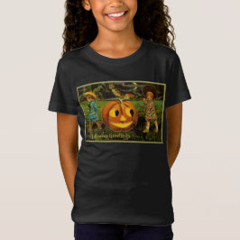 子供たちのハロウィン・ジャックオーランタン・ハーベスト・ナイト Tシャツ