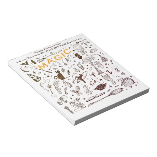 子供たちのハロウィン プレゼント クラスルーム カラー ページ ギフト ノートパッド (アングル)