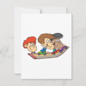 子供たちのピンベアデービー・カーレース ノートカード (正面)