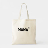子供たちの力を持つママ トートバッグ (裏面)