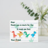 子供たちの感謝の気持ちを込めたカード サンキューカード (スタンド正面)