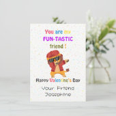 子供たちの教室用バレンタインデーカード (スタンド正面)