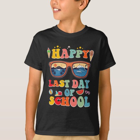 子供たちの最後の学校の日 Tシャツ (正面)
