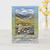 子供たちの父　父の日 カード (黄色い花)