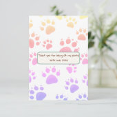 子供たちの誕生日インジャングルスタイル サンキューカード (スタンド正面)