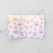 子供たちの誕生日招待状インジャングルスタイル 招待状 (内部)