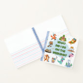 子供たちの週末ジャーナル ノートブック (内部)