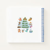 子供たちの週末ジャーナル ノートブック (裏面)