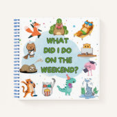 子供たちの週末ジャーナル ノートブック (正面)