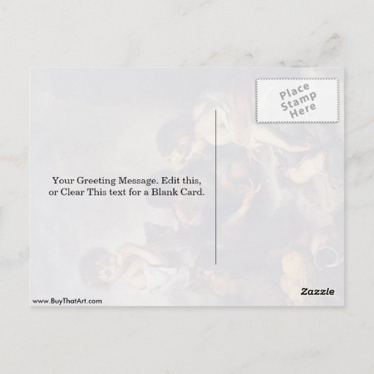 『子供たちの遊び』（こどもたちのあそび、英: Children Playing）は、スペインのバロッ ポストカード (裏面)