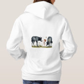 子供たちの魔法と狼のチャーム パーカ (裏面)